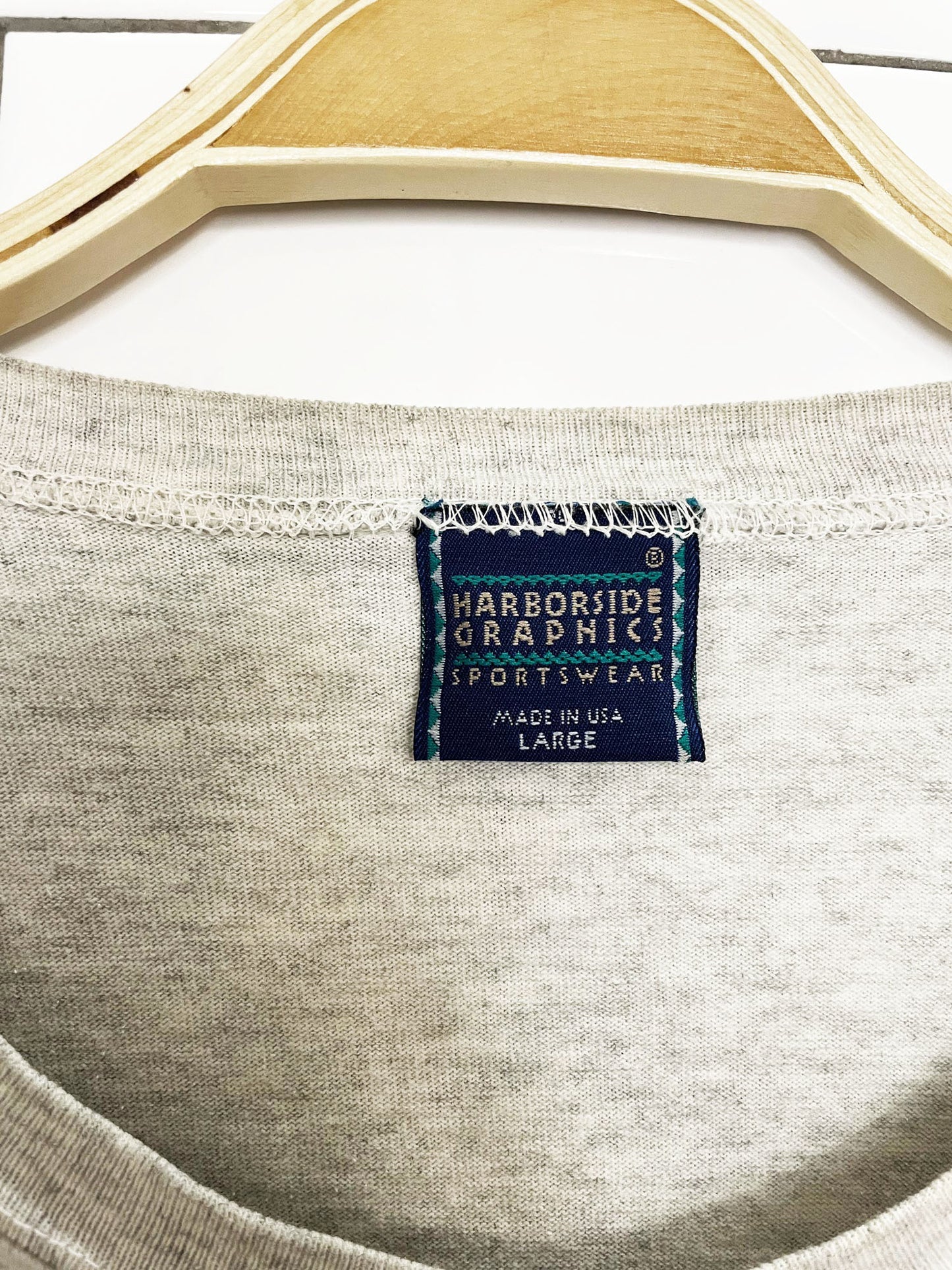 vintage harborside graphics canoe paddle adventure tee | made in USA