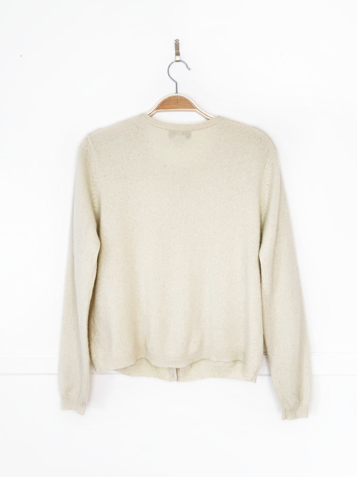 vintage croft & barrow 100% cashmere knit cardigan sweater