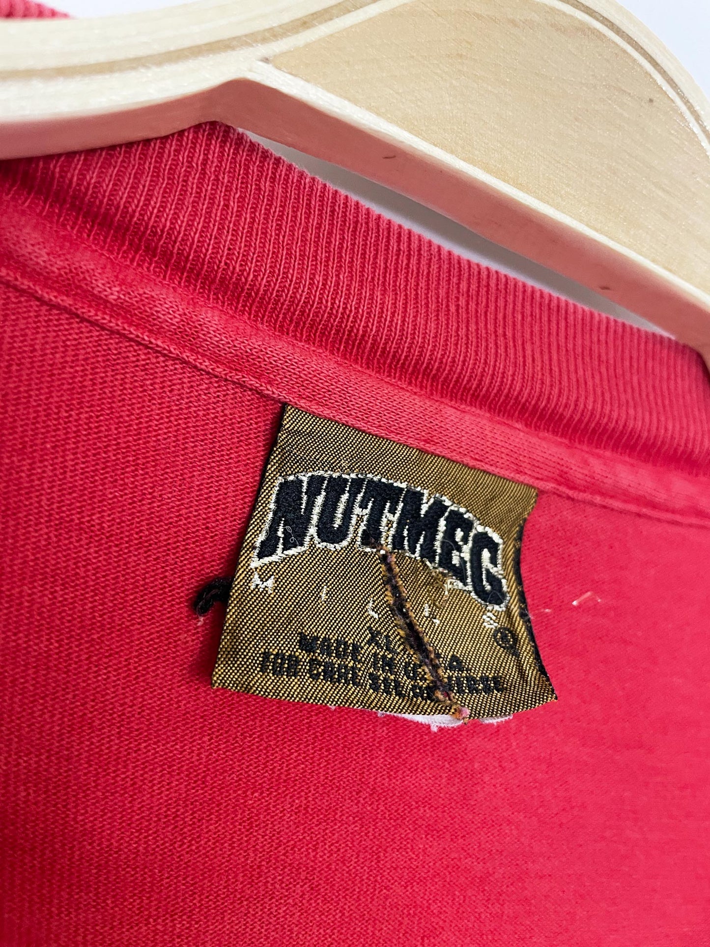 vintage 90s nutmeg houston rockets NBA basketball tee  | made in usa | world champions 1994