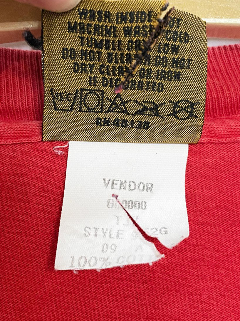 vintage 90s nutmeg houston rockets NBA basketball tee  | made in usa | world champions 1994