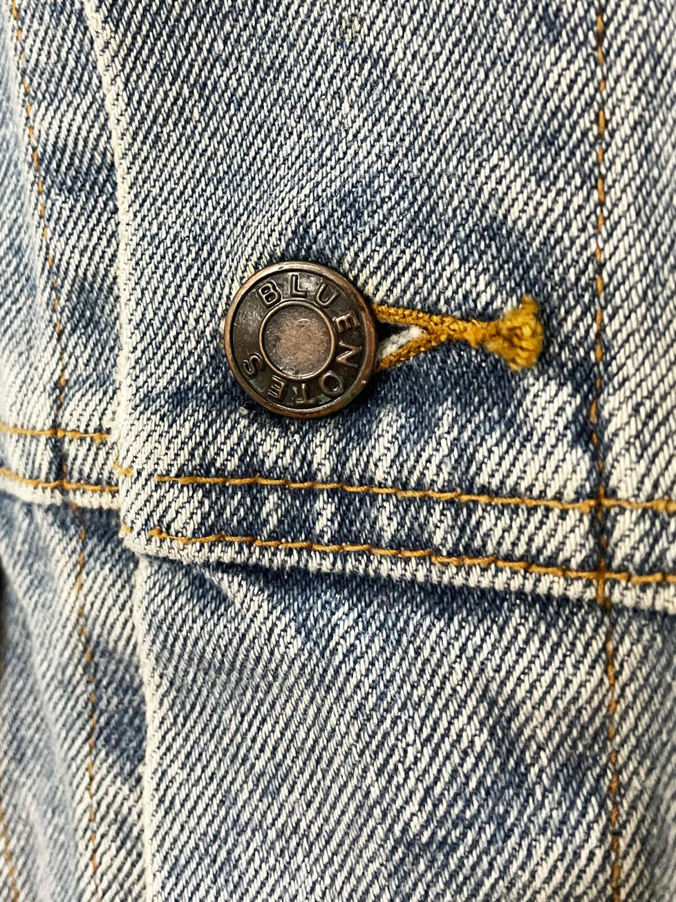 vintage 90s bluenotes jeanswear denim vest top