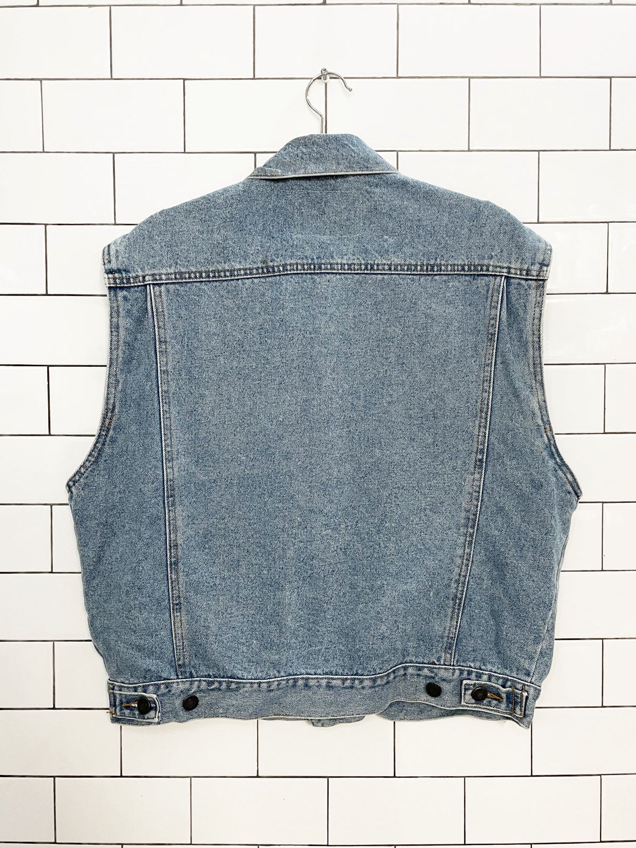 vintage 90s bluenotes jeanswear denim vest top