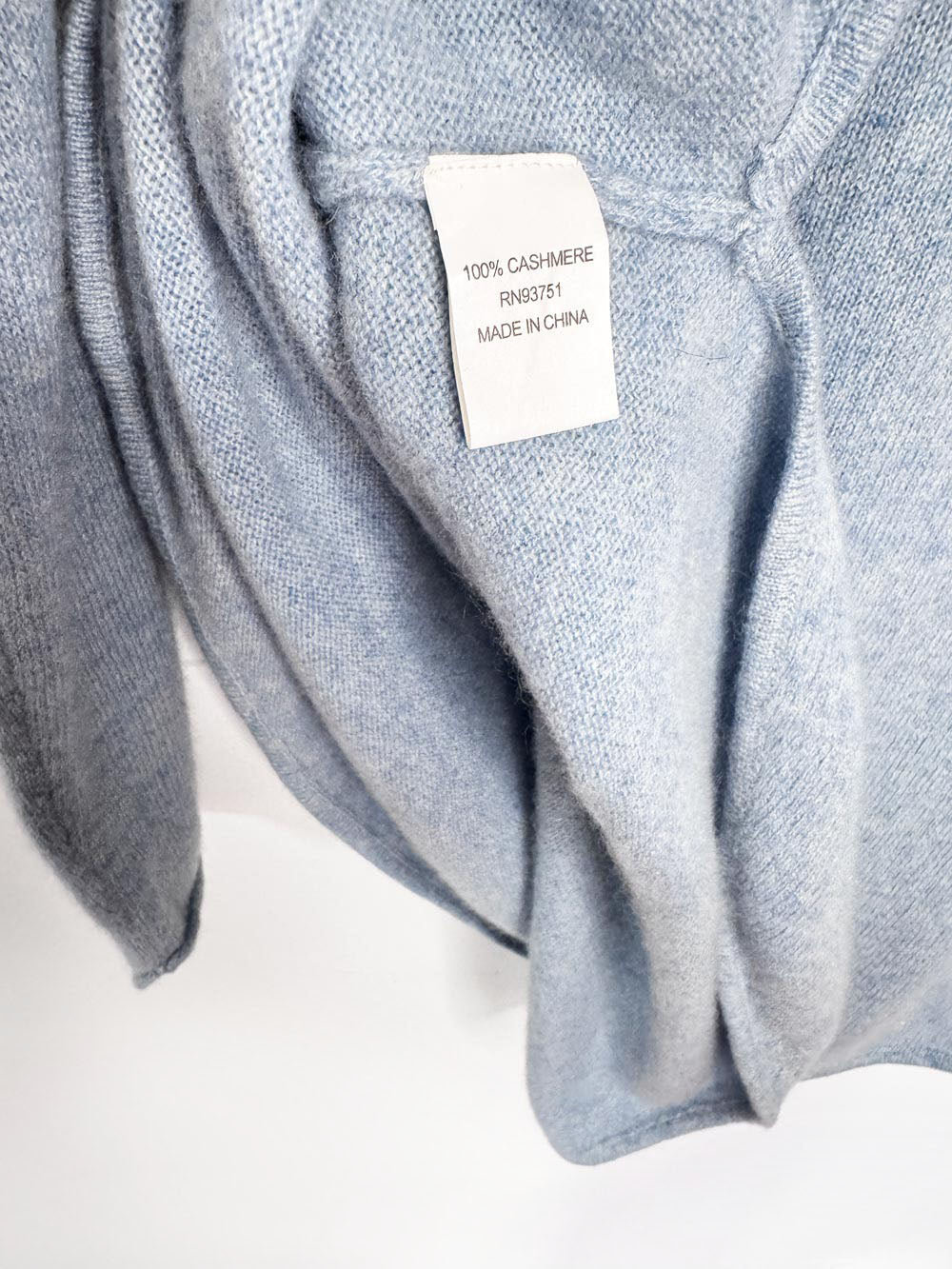 in cashmere 100% cashmere knit sweater