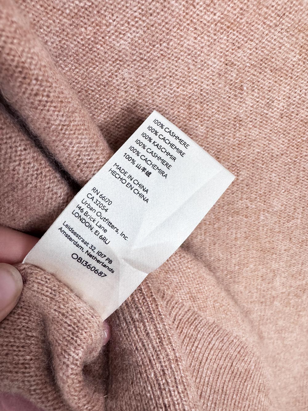 free people 100% cashmere knit oversized boxy v-neck sweater