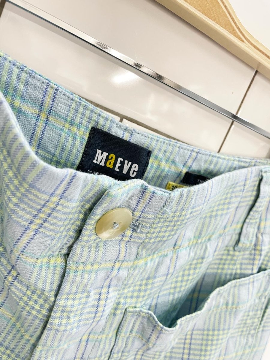 maeve the colette linen - blend shorts - good market thrift store