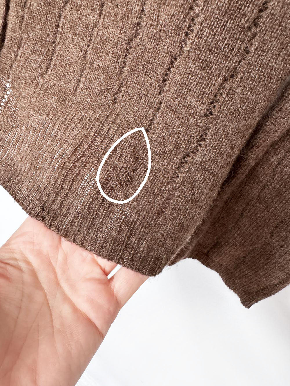 y2k max studio 100% cashmere pointelle knit cardigan sweater
