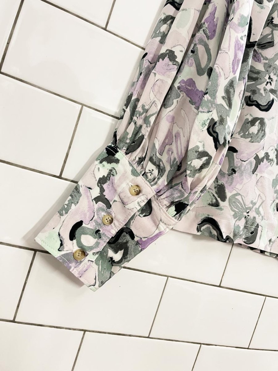 club monaco pastel floral blouse - good market thrift store