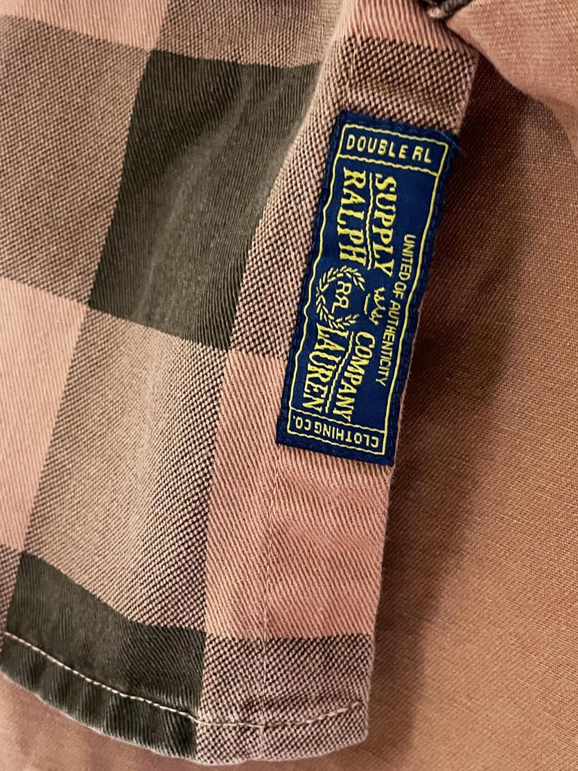 ralph lauren soft plaid full button shirt | custom fit