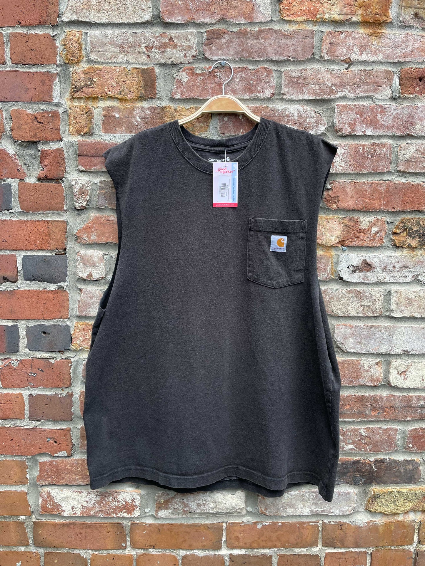 carhartt loose fit sleeveless pocket tee