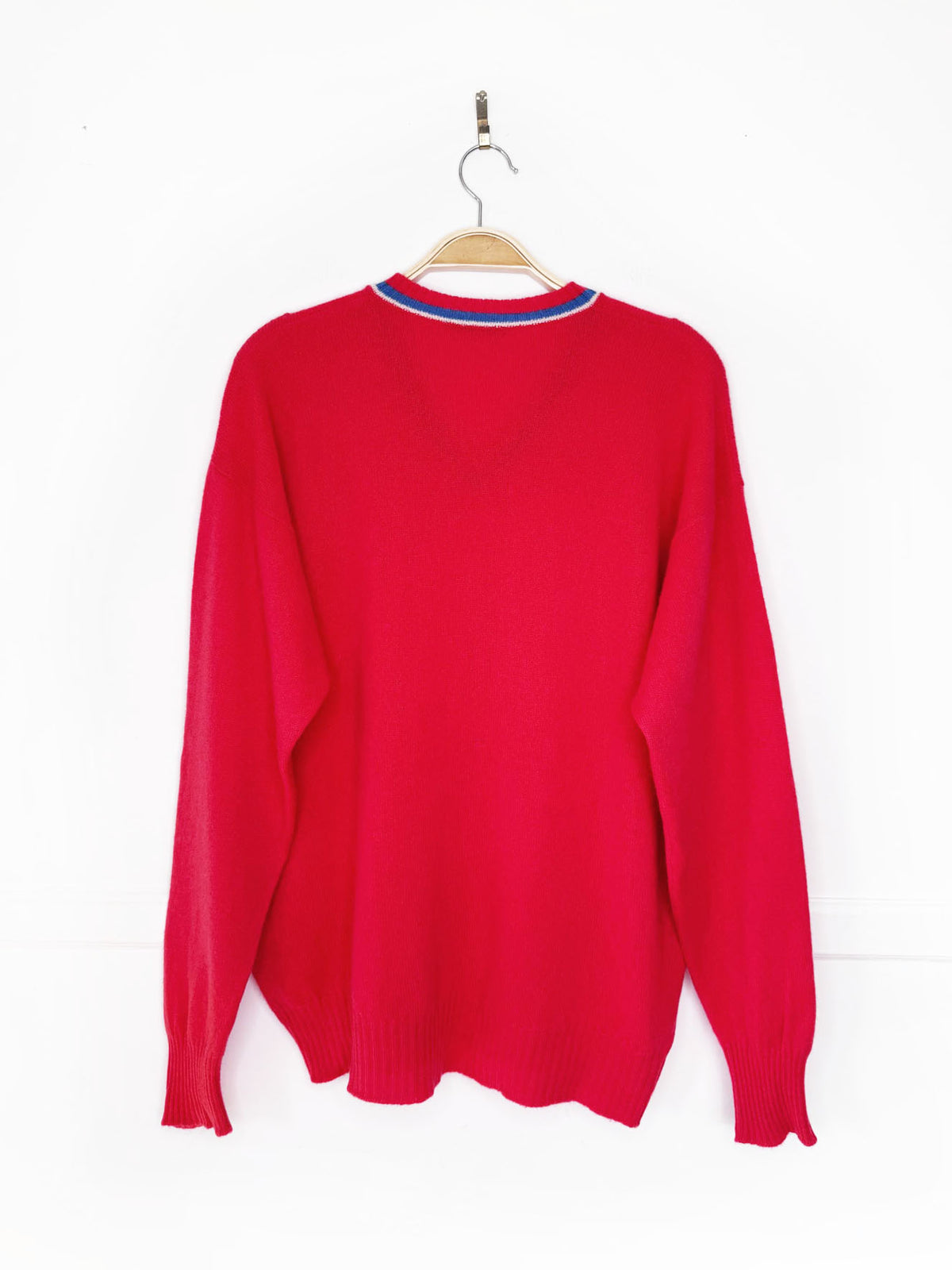 m.bardelli milano 100% cashmere knit v-neck sweater | spun in Scotland