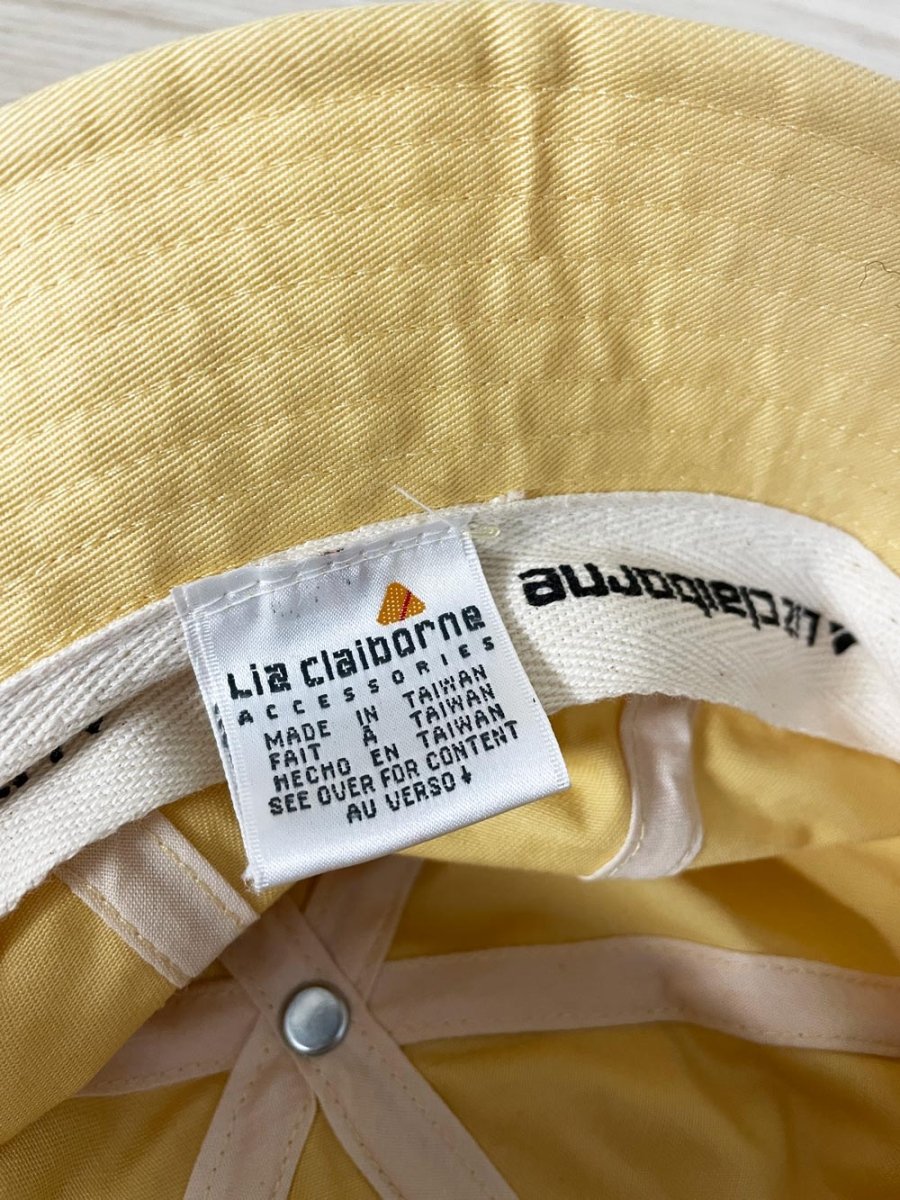 vintage 90s liz clairborne cotton bucket hat - good market thrift store