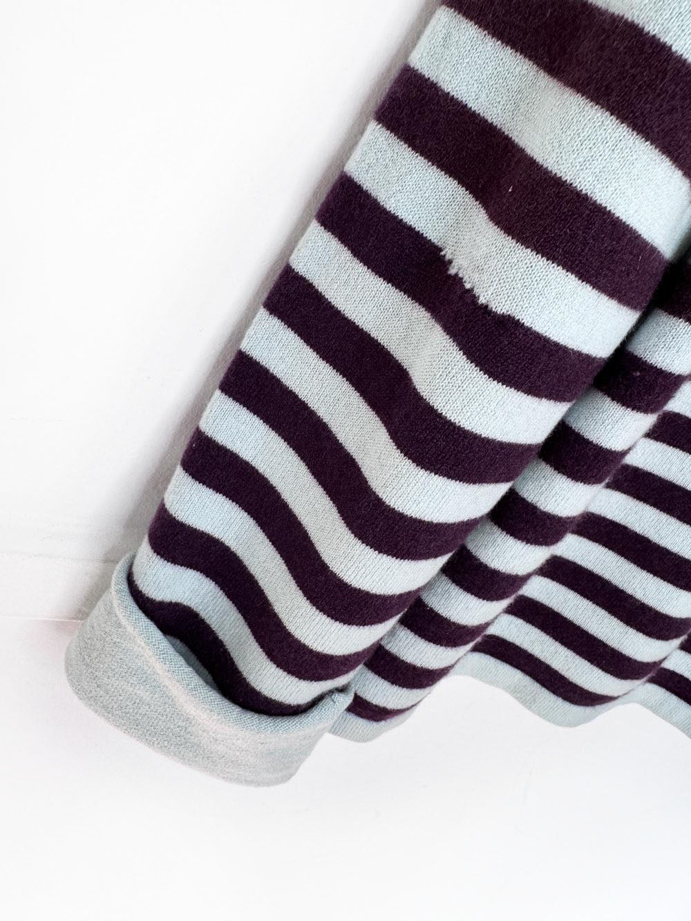 katia serafini 100% cashmere knit striped cardigan sweater