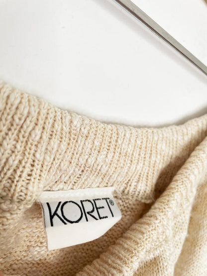 vintage 90s koret knit a - line midi skirt - good market thrift store