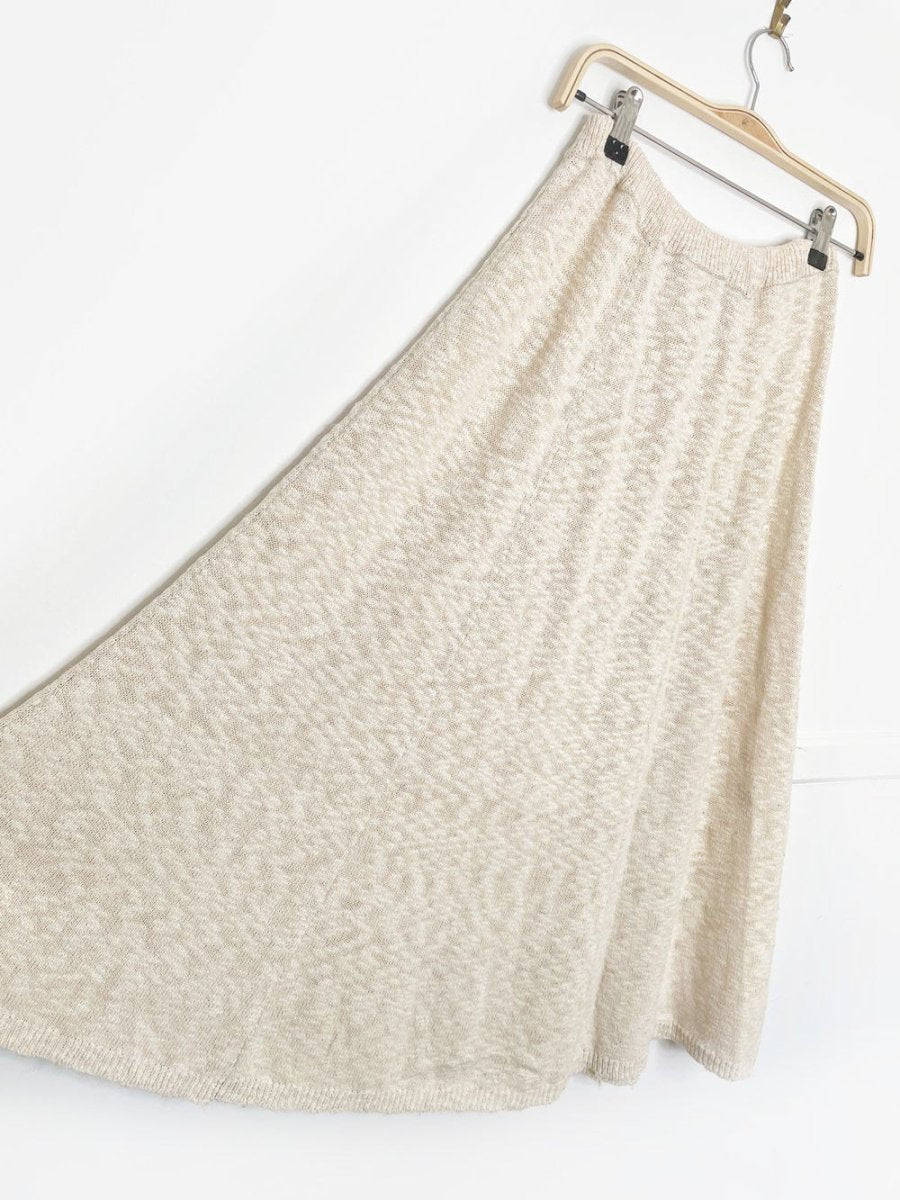vintage 90s koret knit a - line midi skirt - good market thrift store