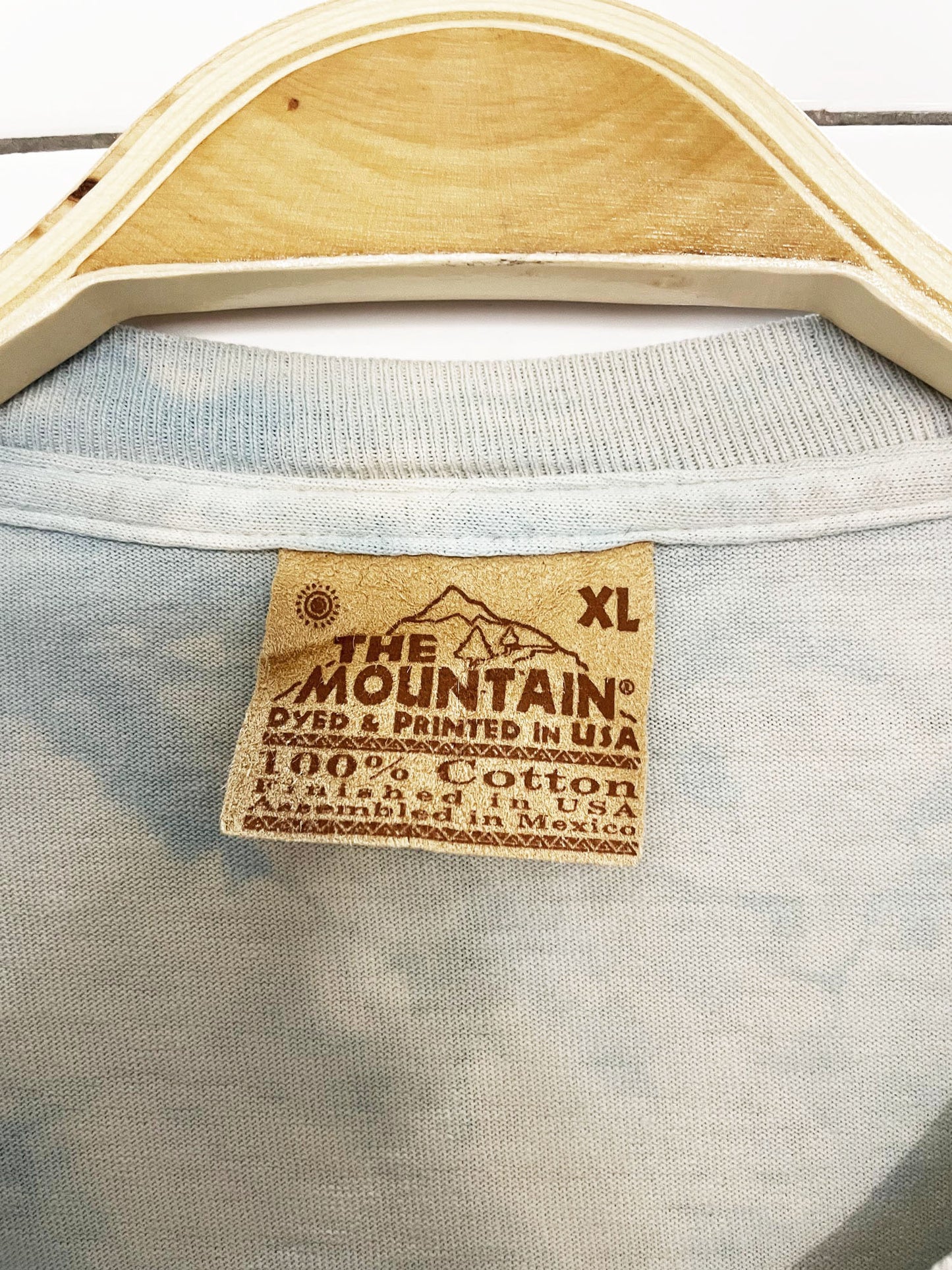 vintage 90s the mountain forest fairy tie dye tee | made in USA