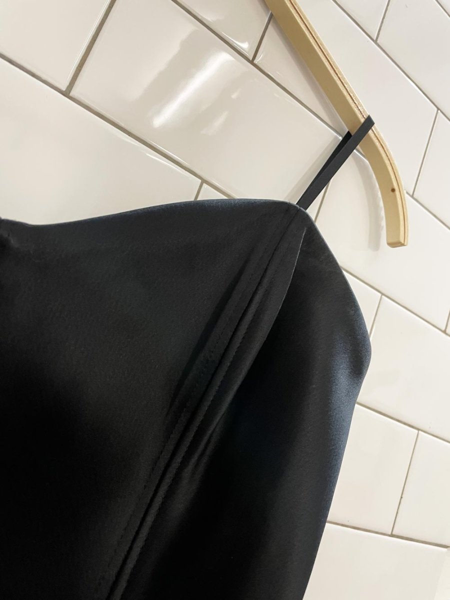 ten by babaton satin bustier top bodysuit - good market thrift store