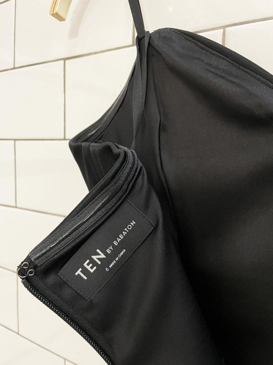 ten by babaton satin bustier top bodysuit - good market thrift store