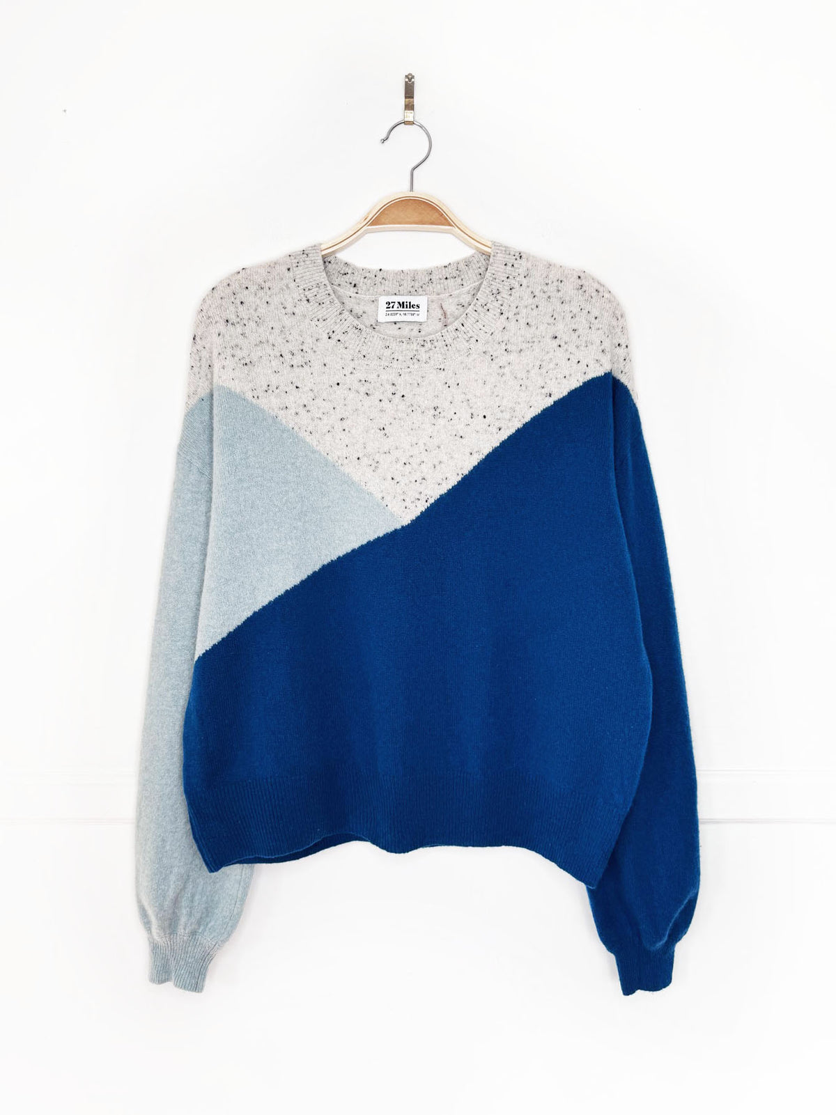 27 miles malibu 100% cashmere knit sweater
