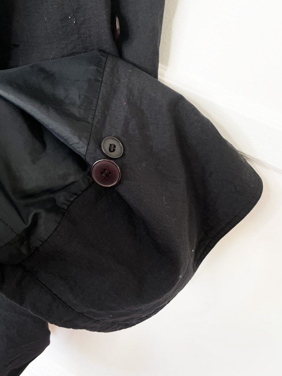 vintage 90s DASH nylon classic trench coat - good market thrift store