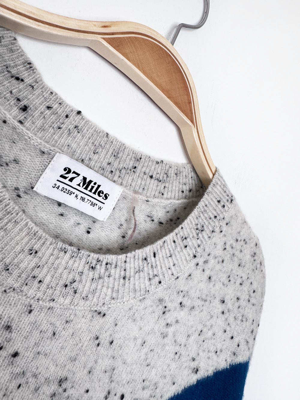 27 miles malibu 100% cashmere knit sweater
