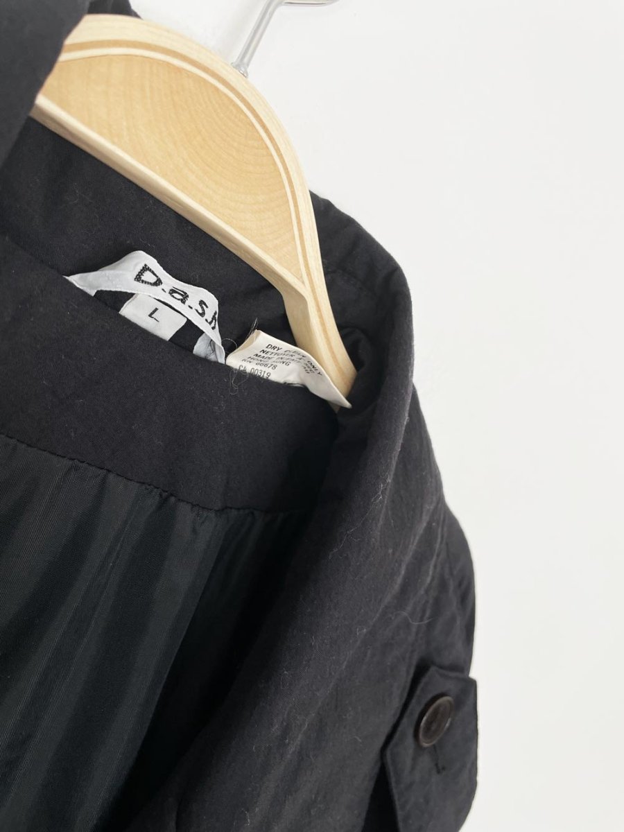 vintage 90s DASH nylon classic trench coat - good market thrift store