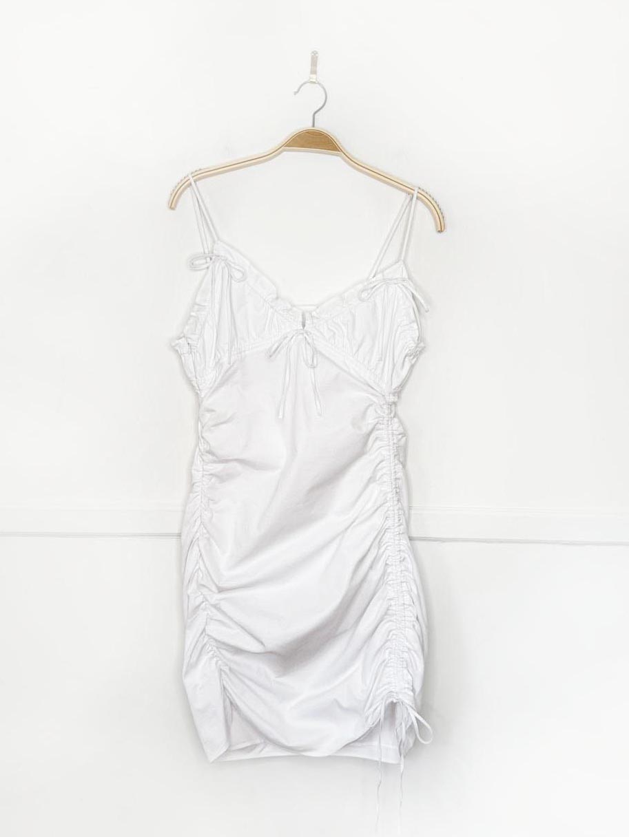 nwt zara ruffle top ruched mini dress