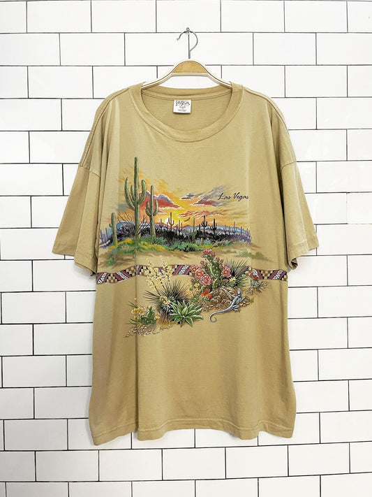 vintage 90s san segal southwestern las vegas desert tee