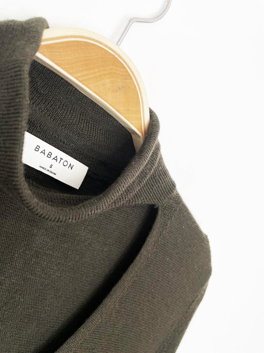 babaton 100% merino wool choker sweater | artizia - good market thrift store