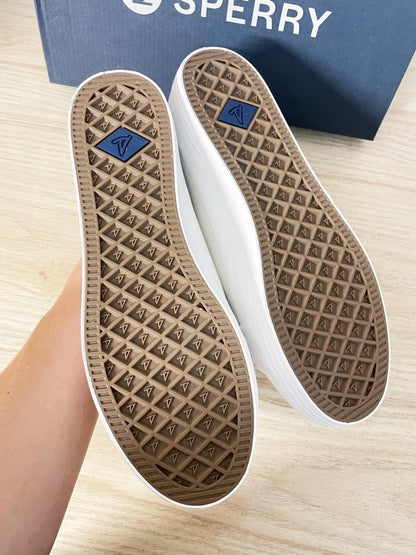 nwt sperry leather crest platform sneaker - good market thrift store