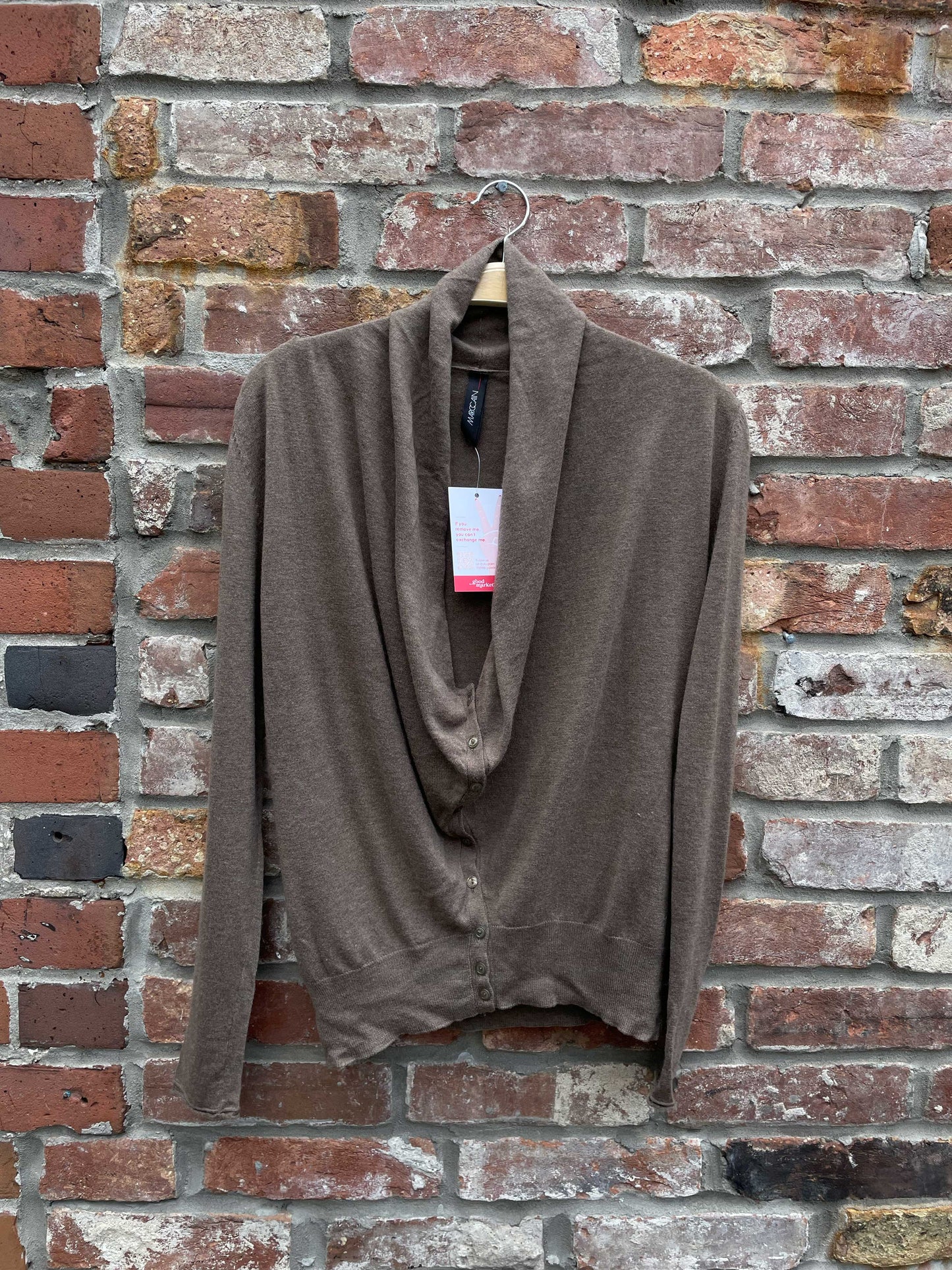 marc cain wool-silk-cashmere loose cardi