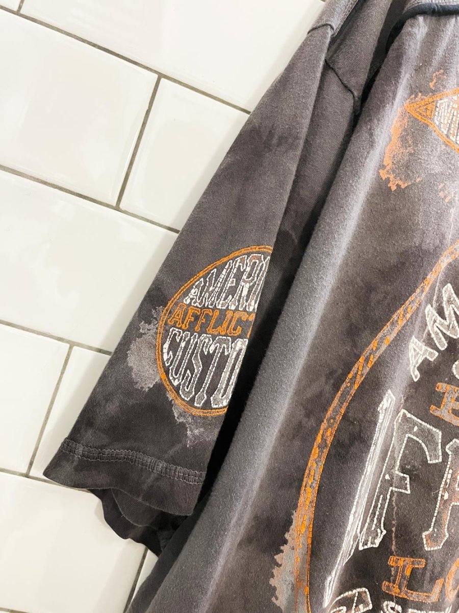 y2k affliction motors grunge graphic tee - good market thrift store