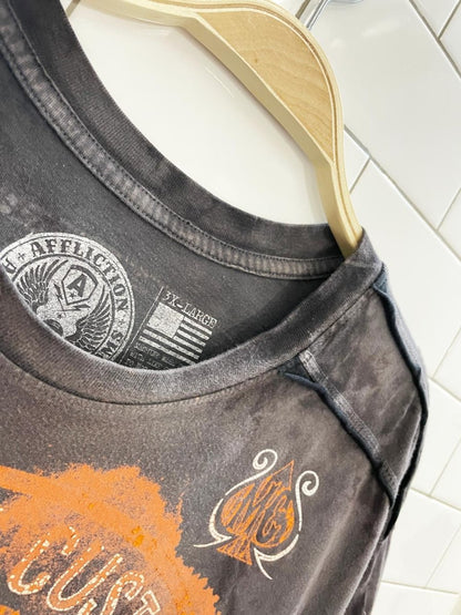 y2k affliction motors grunge graphic tee - good market thrift store