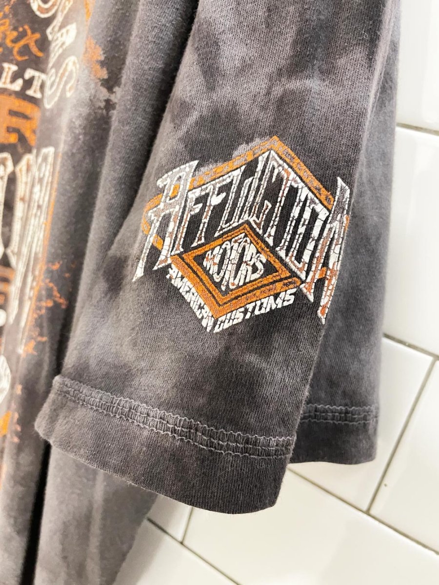 y2k affliction motors grunge graphic tee - good market thrift store