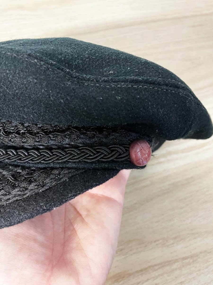 vintage crystal cap co. wool - blend fisherman hat - good market thrift store