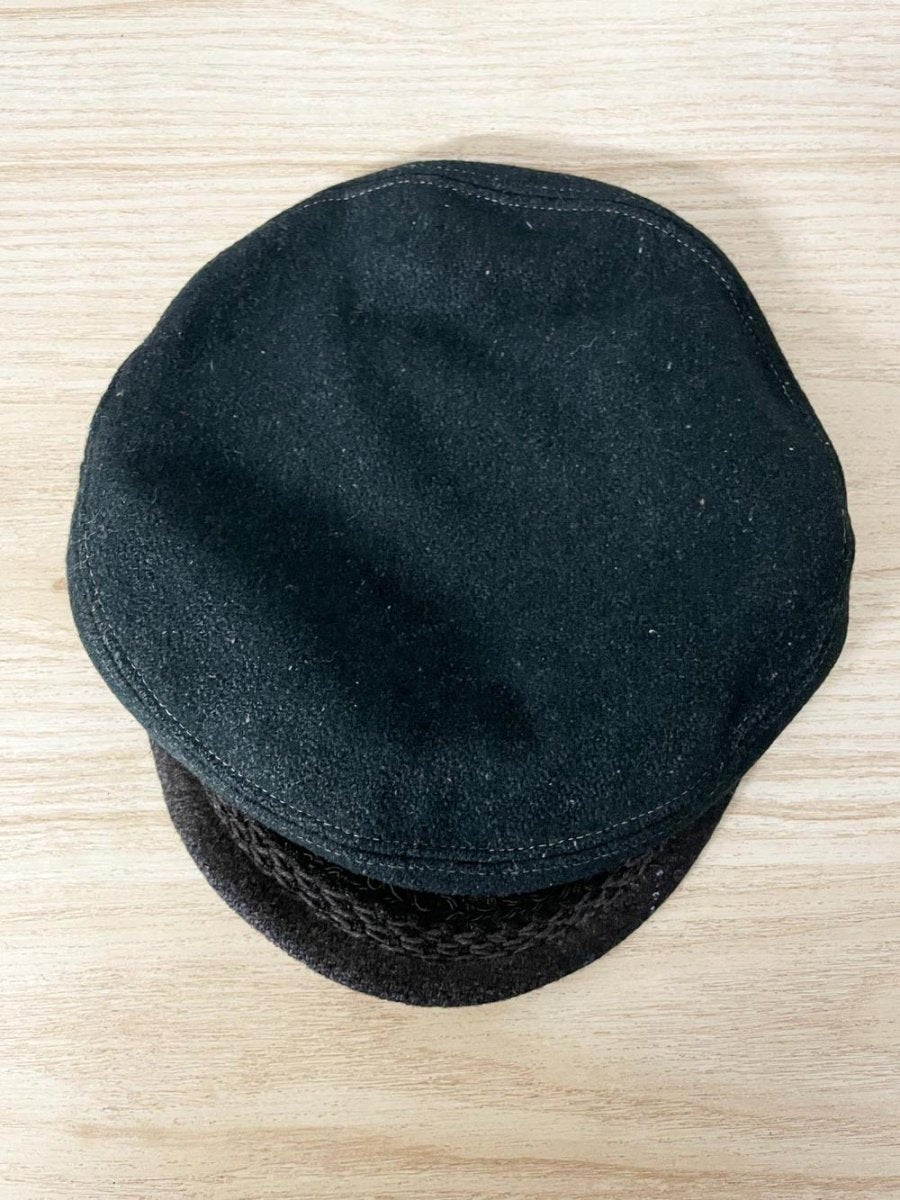 vintage crystal cap co. wool - blend fisherman hat - good market thrift store