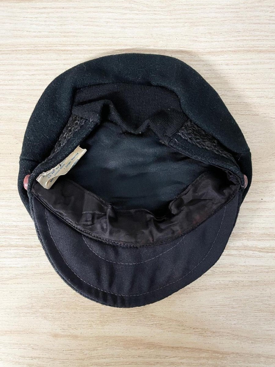 vintage crystal cap co. wool - blend fisherman hat - good market thrift store
