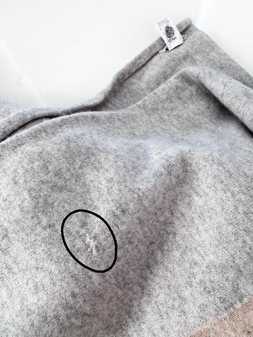 garnet hill 100% cashmere knit wrap