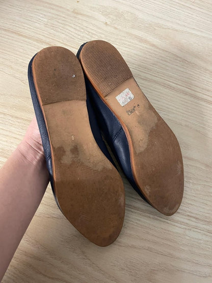 tender tootsies bianca leather slip on flats - good market thrift store