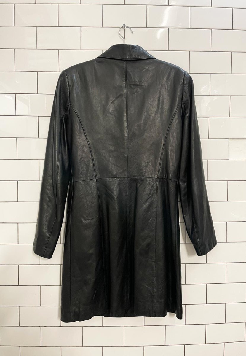 vintage 00s danier italian butter leather jacket - good market thrift store