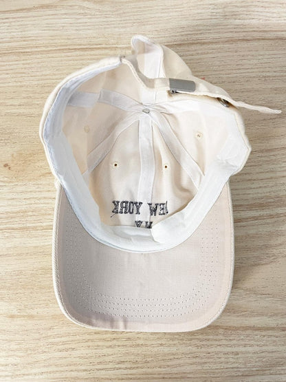 new york embroidered cotton baseball cap - good market thrift store
