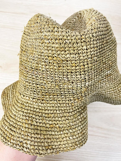 tna raffia straw bucket hat | aritzia - good market thrift store