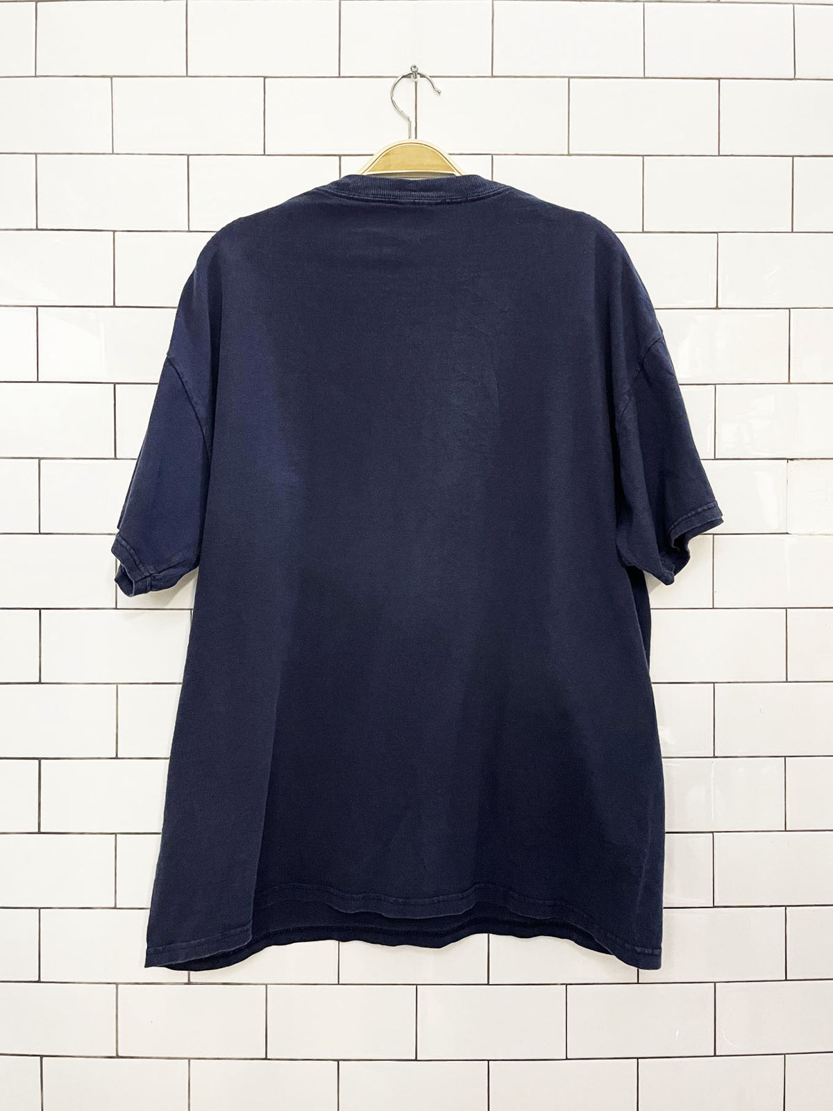 vintage 90s sunset beach spell out tee