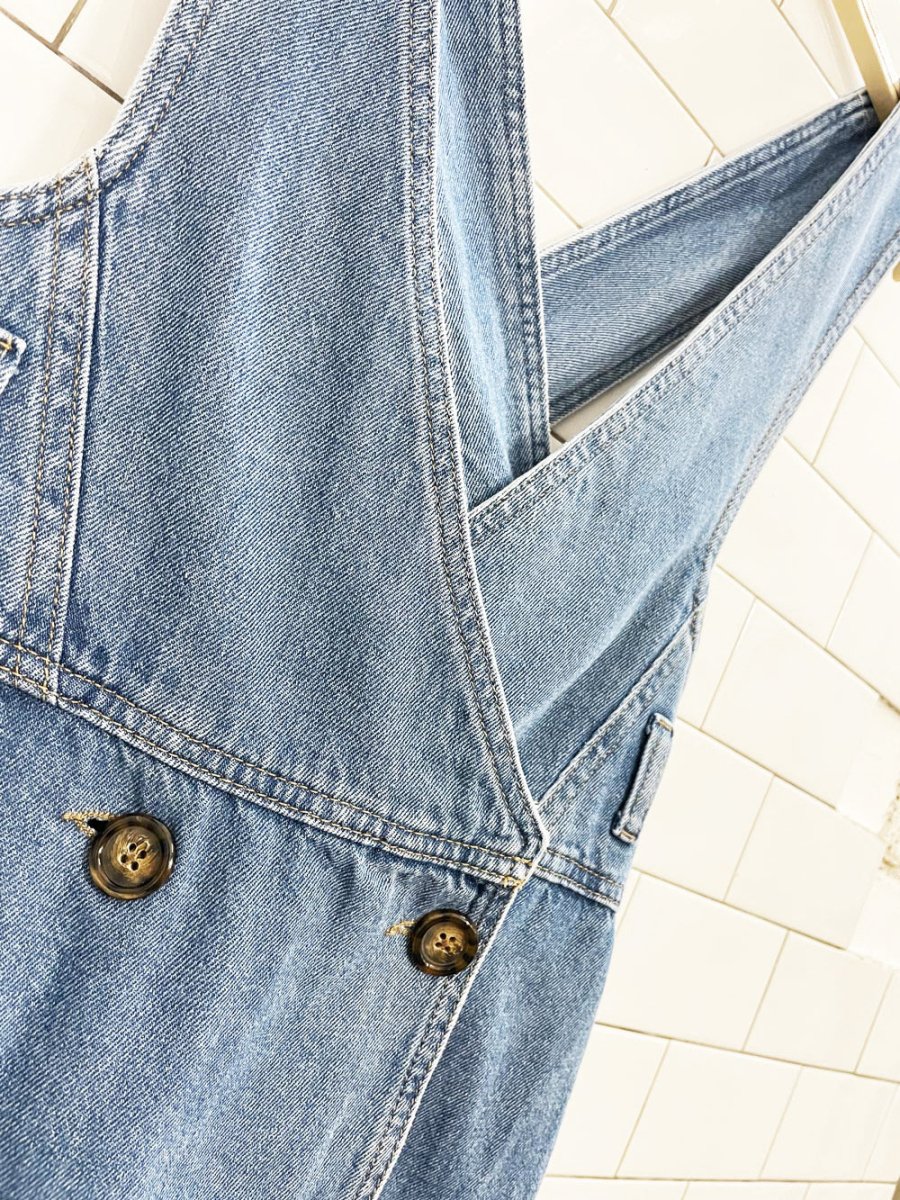 UO bdg double breasted denim jumper - good market thrift store