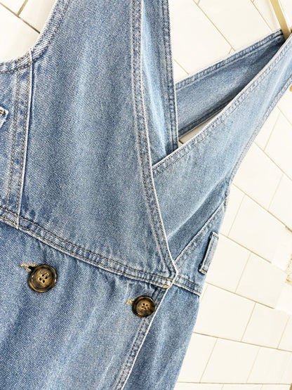 UO bdg double breasted denim jumper - good market thrift store