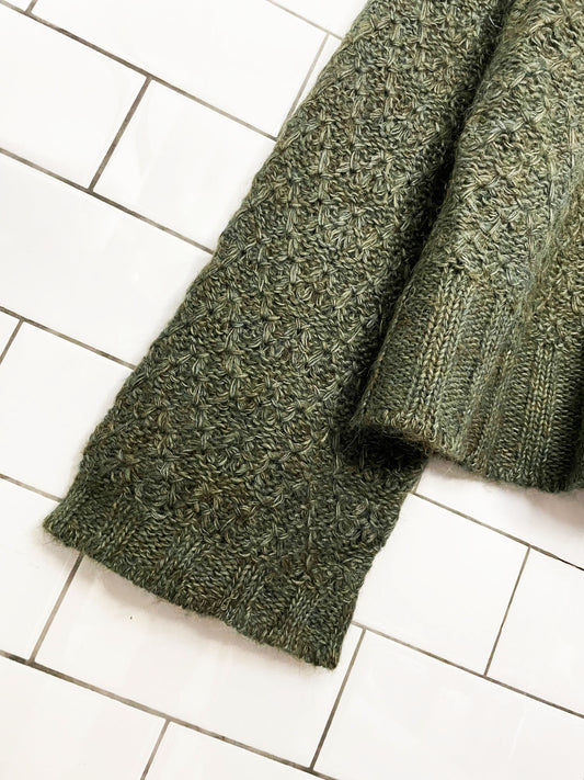 peruvian connection alpaca-blend soft knit bell sleeve turtleneck sweater