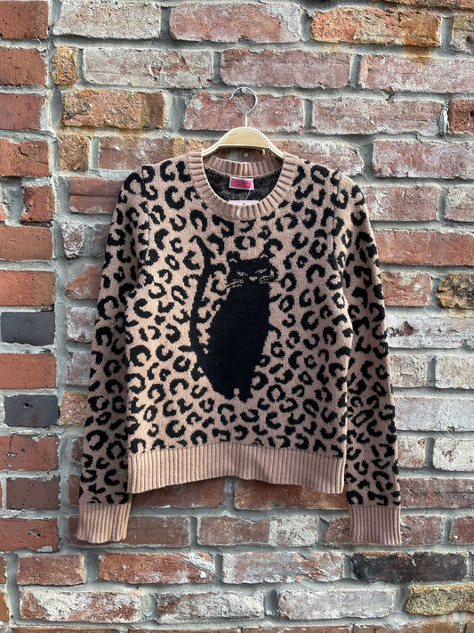 kate spade wool-yak-cashmere cat sweater
