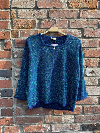 vintage scotch wool shop metallic sweater