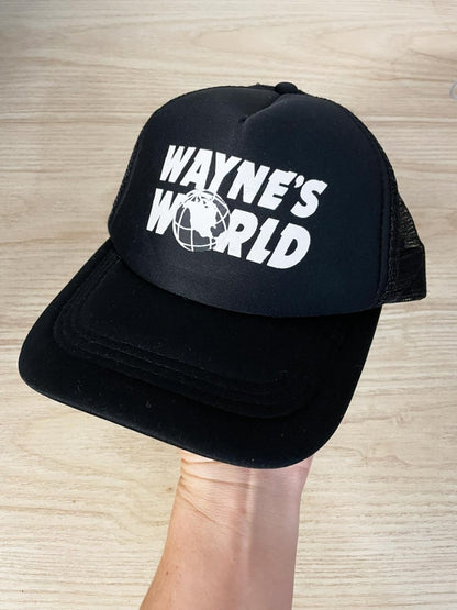 wayne's world trucker hat - good market thrift store
