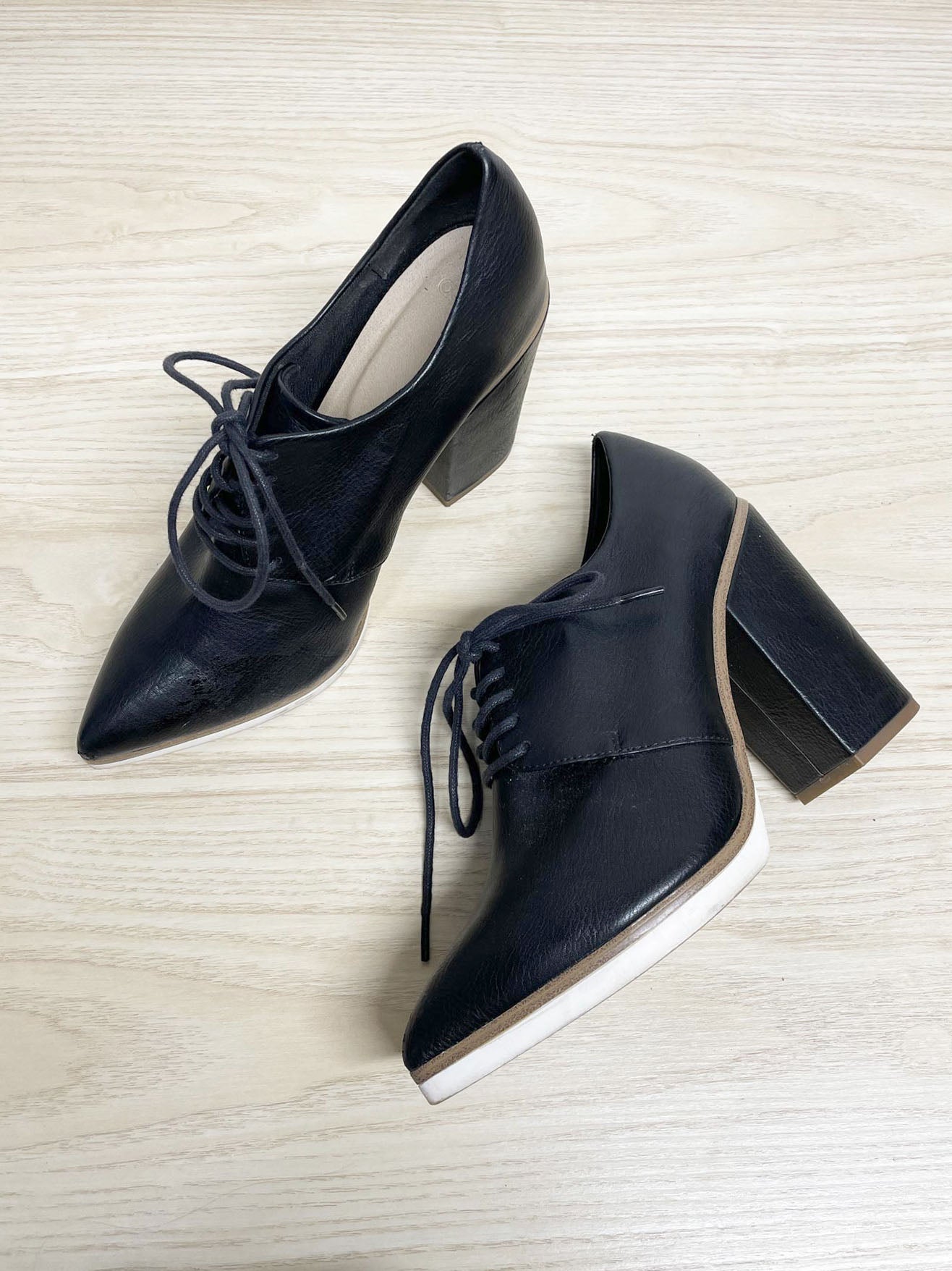 asos on a roll faux leather lace up heels | pretty little liars