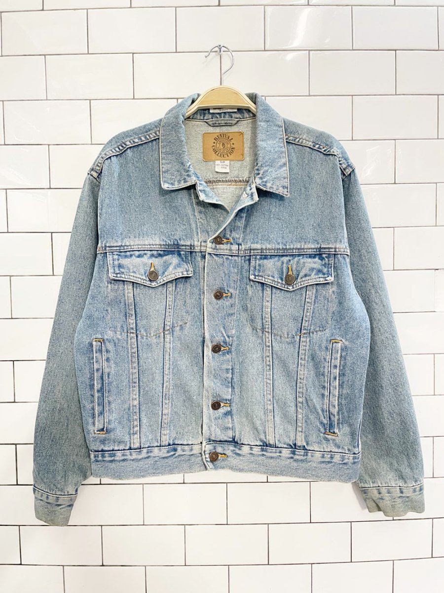 vintage revival collection denim trucker jacket - good market thrift store